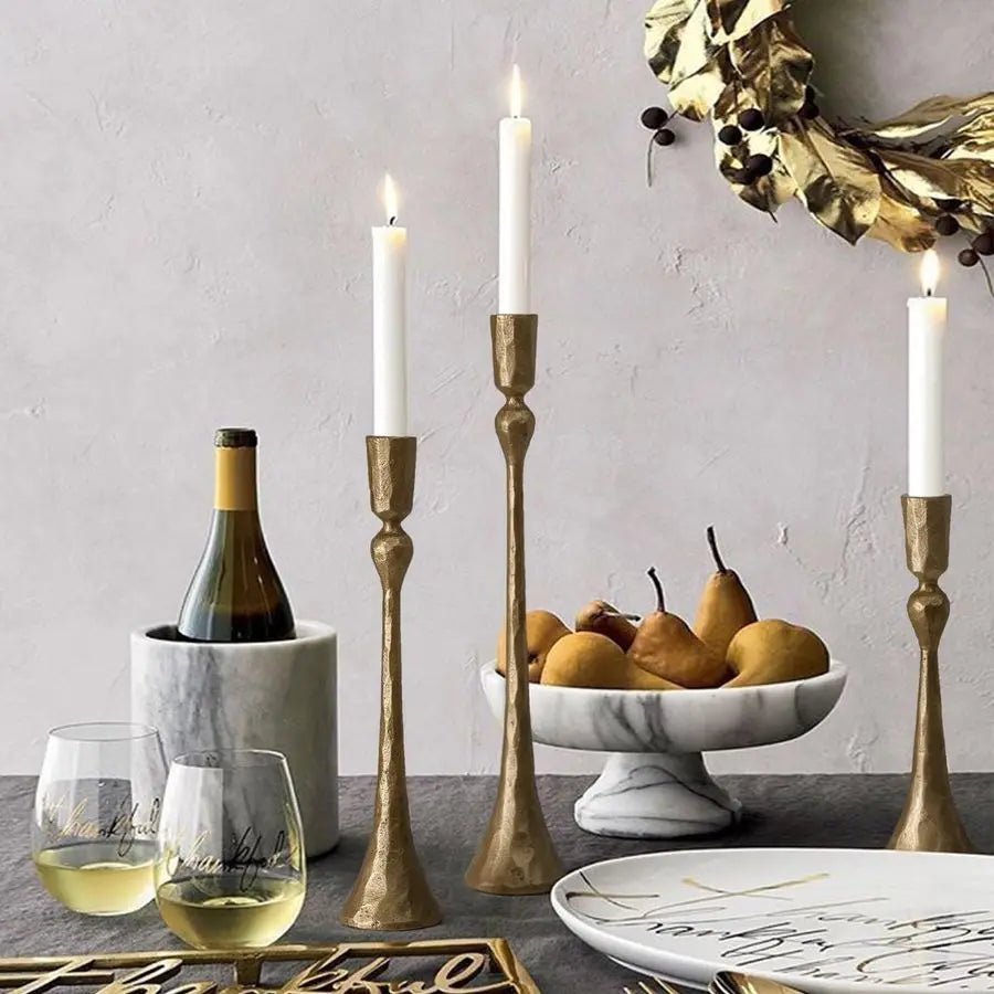 Vintage Cast Iron Candle Holder