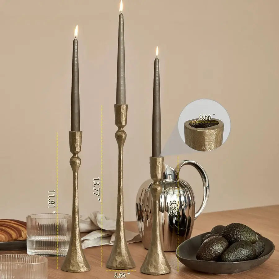 Vintage Cast Iron Candle Holder