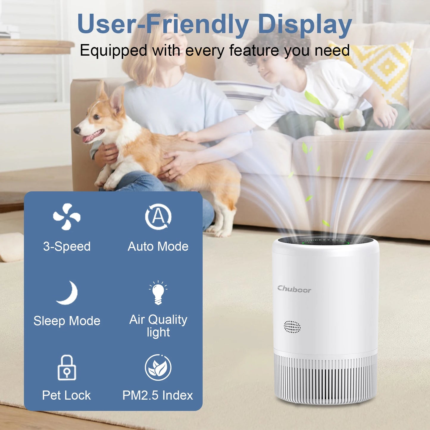 Chuboor Smart Air Purifier for Home
