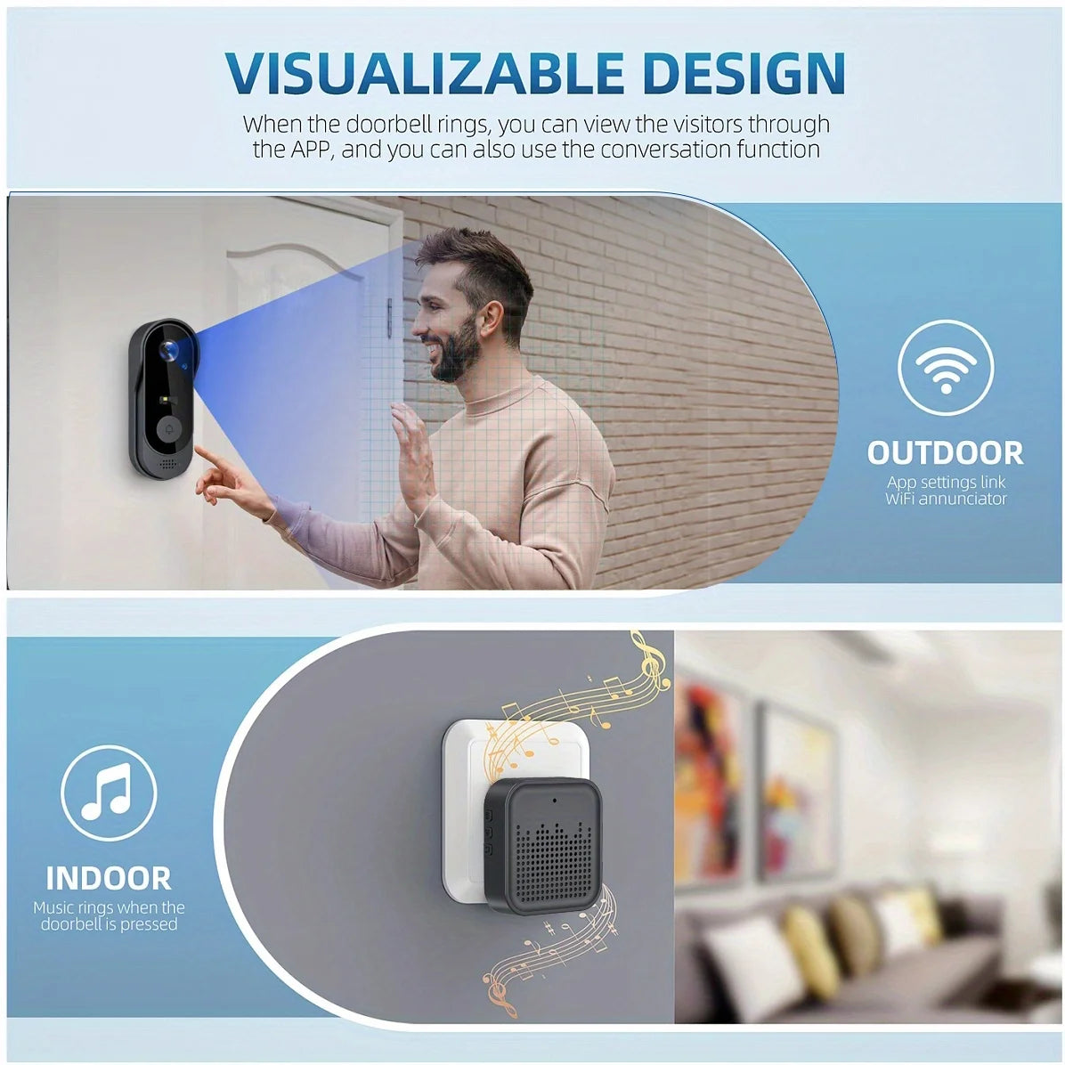 WiFi Home Smart Video Doorbell