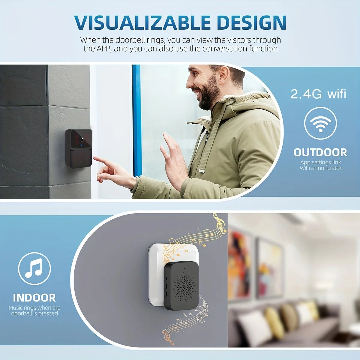 Wireless Smart Video Doorbell